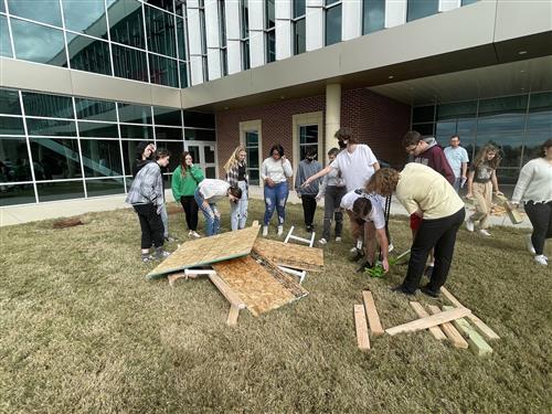 Disaster Response Students Hold Mock Disaster Drill